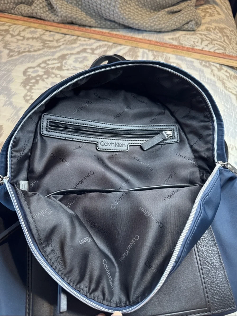 Calvin Klein Lisa Nylon Navy Backpack